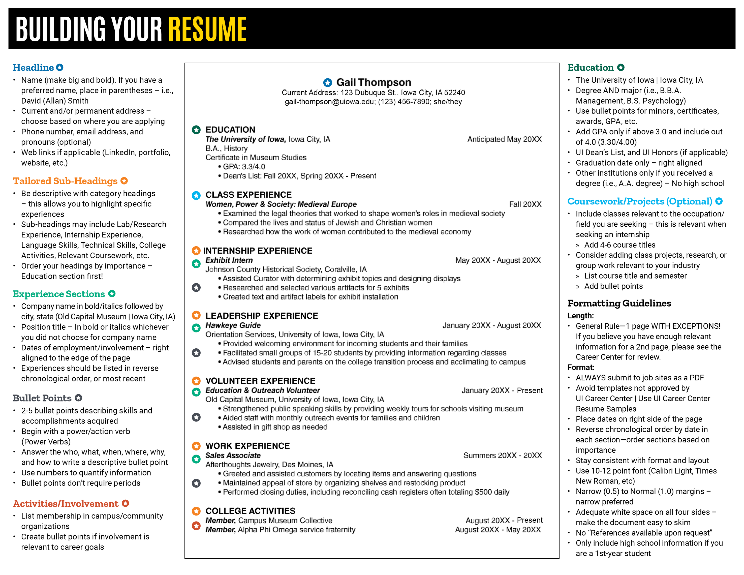 Resume Guidelines