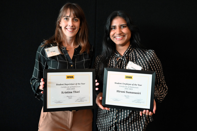 Kristina Thiel and Hiruni Sumanasiri